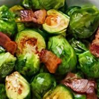 Brussel Sprouts · Crispy Brussel Sprouts with Bacon