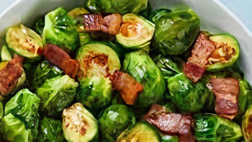Brussel Sprouts · Crispy Brussel Sprouts with Bacon