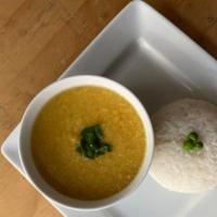 Dall Bhat · Traditional nepali lentil soup and rice