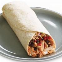Mondito Burrito (Small) · Small mission style burrito served on a 10 inch flour tortilla with your choice of protein, ...