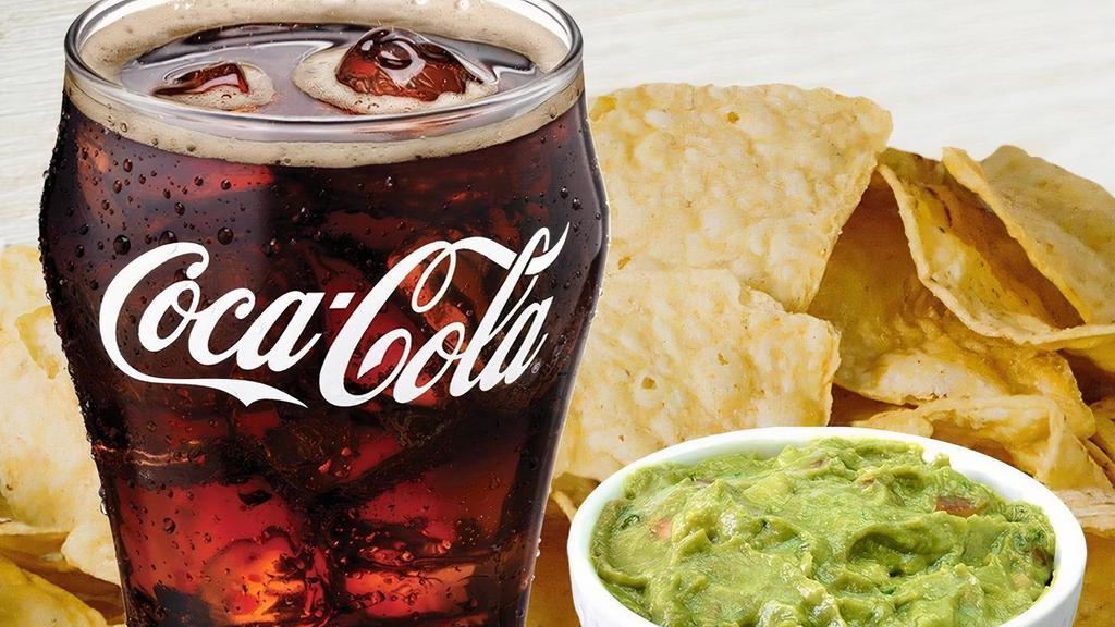 Make It A Meal · Your choice of side with a drink! Choose from Rice+Beans, Chips+Guac, and more!