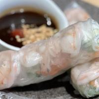 Spring Rolls (Shrimp Or Tofu) · Lettuce, carrots, cucumber, and rice noodles delicately wrapped in rice paper and served wit...