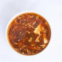 Hot Sour Soup · Spicy. 
Assorted Vegetables with tofu and mushroom.