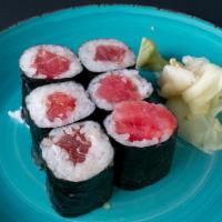 Tekka (Tuna) Maki · Consuming raw or undercooked meats, poultry, seafood, shellfish, or eggs may increase your r...