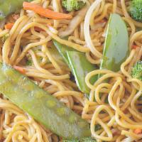 Vegetables Chow Mein 菜炒面 · Stir fried noodle dish with vegetable.