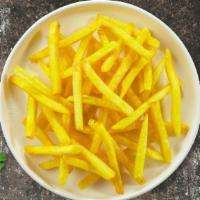 Fries And Shine · Idaho potato fries cooked until golden brown and garnished with salt.