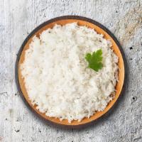 Plain Basmati Rice · Boiled plain basmati rice.