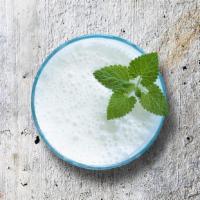 Sensational Smoothie · Blended yogurt drink with salt or sugar.
