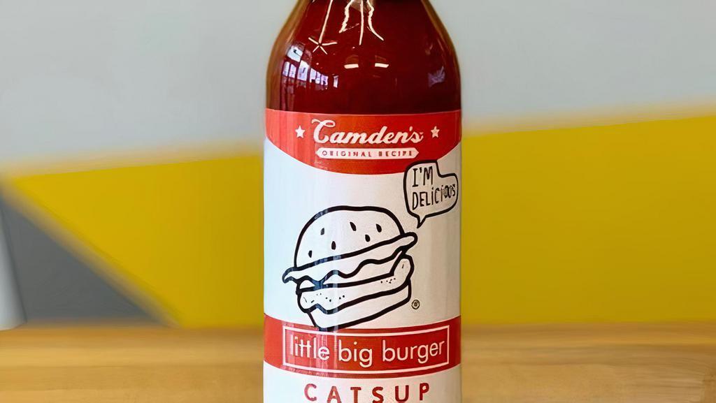 Catsup Bottle · camden's award winning blue label catsup is made in portland, OR using only the highest quality, all natural ingredients. pure happiness in a bottle!