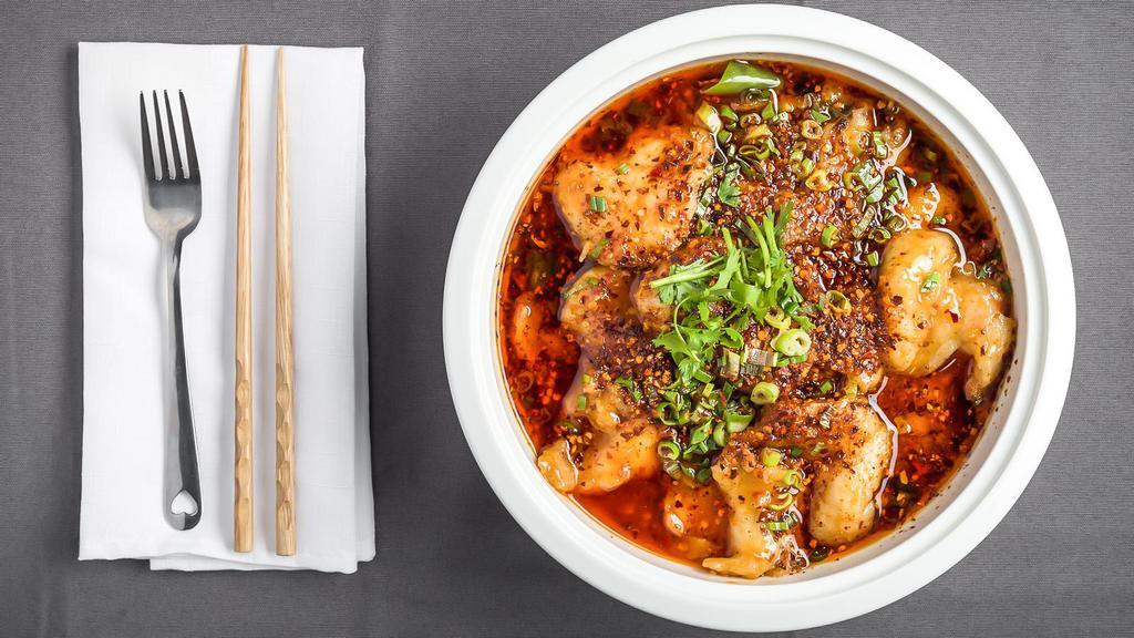 Sichuan Style Boiled Fish/水煮鱼 · Medium-Hot.