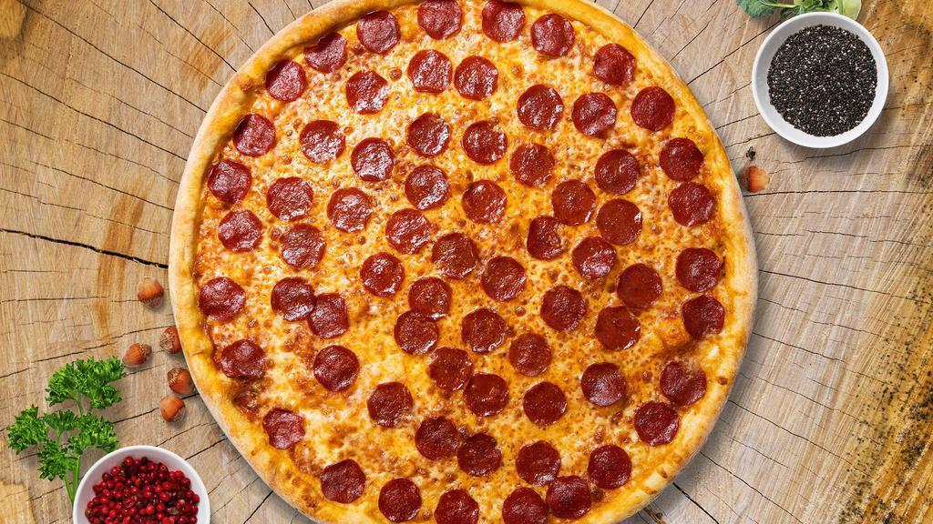 Pepperoni Patrol Pizza  · Pepperoni and mozzarella cheese  baked on a hand-tossed gluten free 10 inch dough.