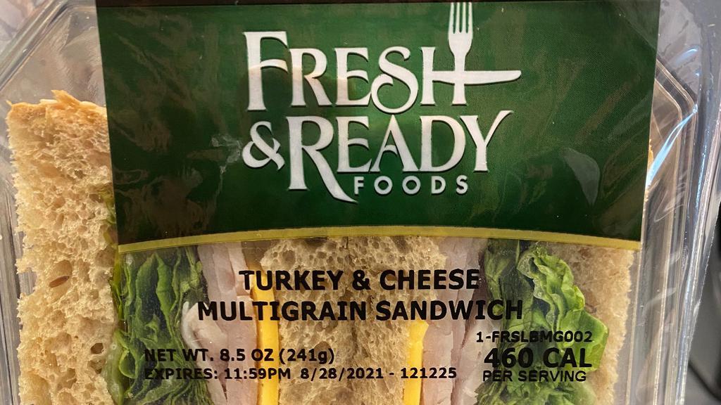 Turkey Sandwich · turkey and cheese on multi grain bread