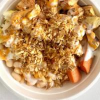 The Vernon · Brown rice, stewed white beans, cumin carrots, smoky paprika cauliflower, turmeric pickled v...