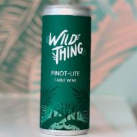 Wild Thing Pinot-Lite Wine Can · 250ml Can. Wild Thing Pinot-Lite. 67% Pinot Gris/ 33% Pinot Noir 2020 Willamette Valley, OR....