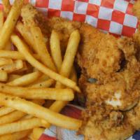 Chicken Tenders A La Carte · Fresh hand breaded tenders. Comes with your choice of two  dipping sauces.