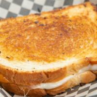 Grilled Cheese · Cheddar and provolone cheese on grilled sourdough bread (make it supreme by adding fresh avo...