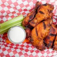 Wings · Popular item. A pound and a quarter of buffalo, jerk, BBQ, sweet chili or volcano style wing...