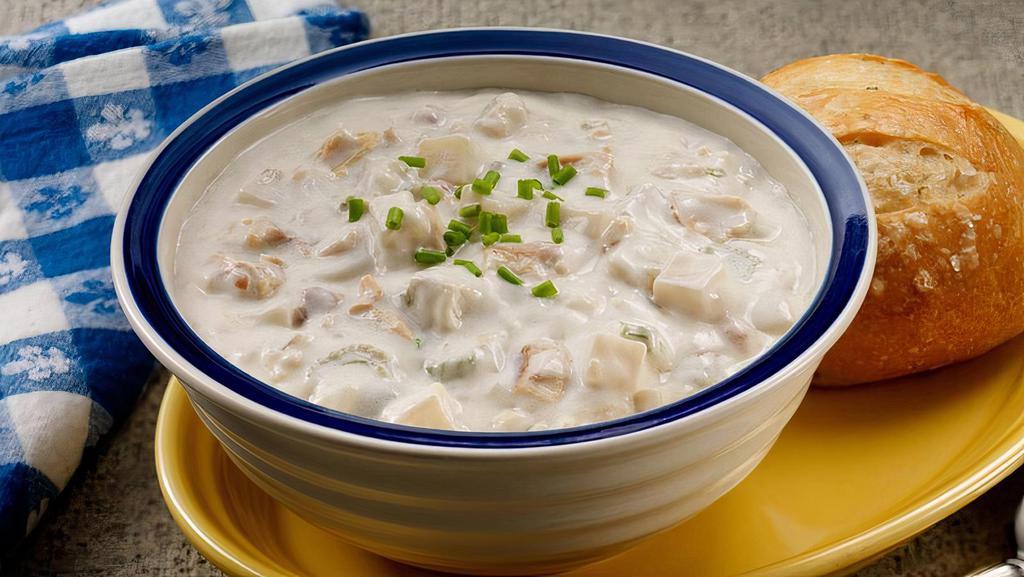 Chowder At Home · Make Ivar's Famous White Chowder at home!  Sold in a frozen sealed bag.  Serves eight 8-ounce cups and comes with easy-to-prepare cooking instructions.