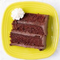 The Brooklyn Blackout · Milk chocolate cake layered with dark chocolate ganache.