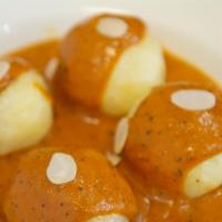 Malai Kofta · Veggie balls cooked with cream and homemade special sauce