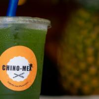 Green Juice (24 Oz) · Made with fresh spinach, pineapple, and cucumber.