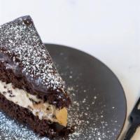 Espresso Chocolate Cake · coffee chocolate cake, espresso cream filing, dark chocolate ganache