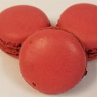 Raspberry Macarons · So delicious our MACARONS come in tons of awesome flavors.
Price listed if for each cookie.