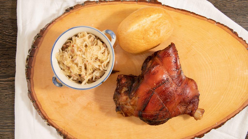Pork Leg · Per pound. Schweinshaxen and brotchen. Add a side dish for an additional charge.