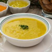Lentil Soup · Creamy soup based on lentils.