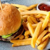 Grass-Fed Bacon Cheeseburger · Campfire Jack, Butter Lettuce, Dijonaise, Tomato Jam