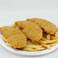 Chicken Strips (3) With Fries · 