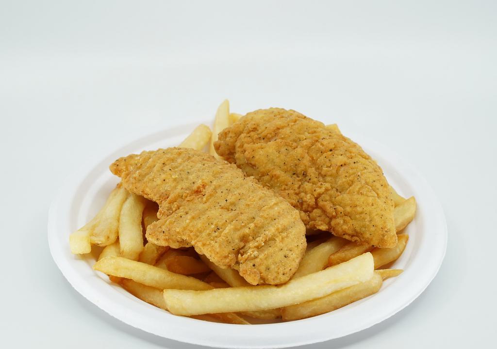Chicken Strips (2) With Fries · 