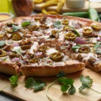 Halal Spicy Lamb Kabob Pizza Twist · This pizza has our signature tandoori sauce, fresh diced mozzarella cheese, sliced halal lam...