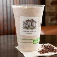 Mint Cacao Nib Shake · Vegan vanilla ice cream, barista oat milk, direct-trade cacao nibs, and organic peppermint e...