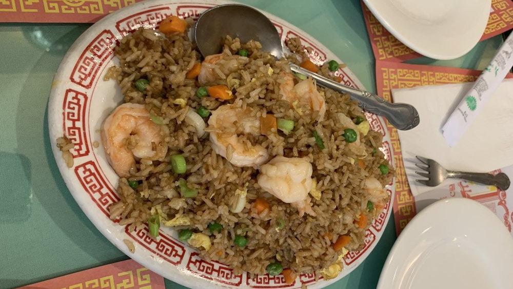 Shrimp Fried Rice · Stir-fried rice with shellfish.