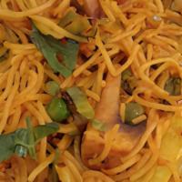 Chicken Chow Chow · Noodles cooked with chicken, vegetables, and spices.