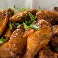 1 Lb. Of Wings · 1 lb. of party wings roasted, deep fried to perfection, then tossed in your choice of sauce!