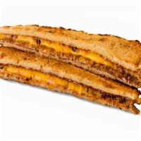 Classic Grilled Cheese · Ample amounts of American & Swiss cheeses on butter-toasted rosemary Parmesan bread.