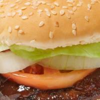 Hamburger · W/ Lettuce, Onions, Tomato