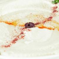 Hummus Bi-Tahini · Vegan, gluten free. The original middle eastern dip of garbanzo beans, tahini sauce, garlic,...