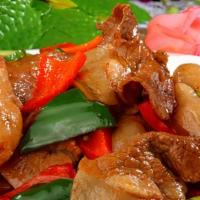 Si Chuan Style Double Cooke Slices Pork · 回锅肉
