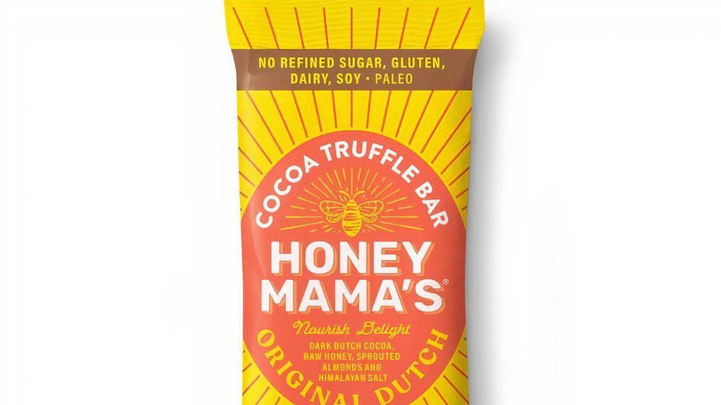 Honey Mama'S Original Dutch Cocoa Truffle Bar 1.25 Oz · The perfect combo of rich and creamy, silky and satisfying. Perfect for cocoa lovers everywhere. Now available in the perfect size for even more moments of delight.. Please note: These delightful treats will soften and melt at temperatures above 76 degrees. Please refrigerate.. Made in United States of America