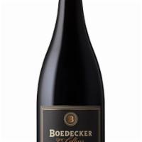 Cherry Grove Vineyard Pinot Noir 2016 Willamette Valley Boedecker Cellars · Rich, cedary aromas with bracken, forest wood and undergrowth. Ripe blueberries and star ani...