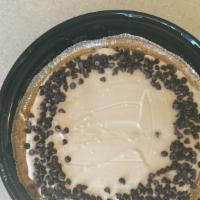 Yogurt Pies · Graham Cracker crust or Oregon crust with layer of yogurt hot fudge or caramel center, anoth...