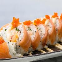 1936 Roll  · spicy shrimp and scallop, tempura asparagus, kiware, cream cheese, miso aoili, siracha, cris...