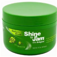 Shine-N-Jam Silk Edges With Olive Oil · Shine n Jam line of conditioning gels, shine n jam silk edges! Just as its name states, your...