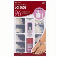  Kiss Full Cover Toenails  50543 · Kiss full cover toenails give you a fresh pedicure look in minutes! Natural-looking, super c...
