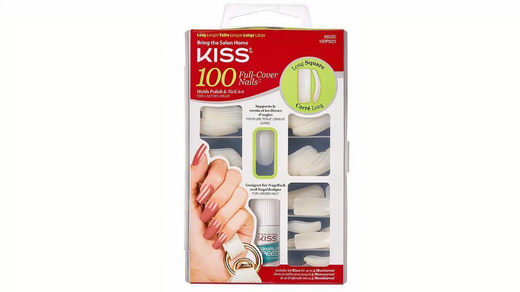 Kiss Long Square Nails 66020  · Glue on false nails are ready to polish and file to any shape and length you like. Durable easy to remove and the #1 choice by professionals.
