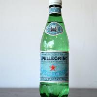 Pellegrino · Italian sparkling mineral water (imported).