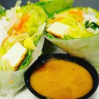 Fresh Spring Rolls · Steamed Rice paper, mint, iceberg and leaf lettuce, carrots, rice noodles, bean sprouts, and...